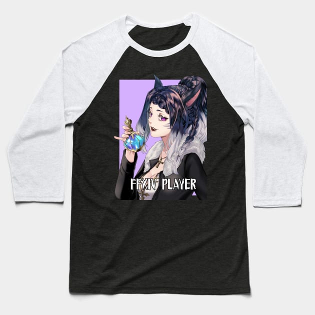 FFXIV player Baseball T-Shirt by Amber Anime